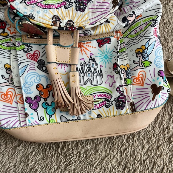 Disney Dooney & Bourke Sketch Backpack *Castle* - Picture 11 of 15
